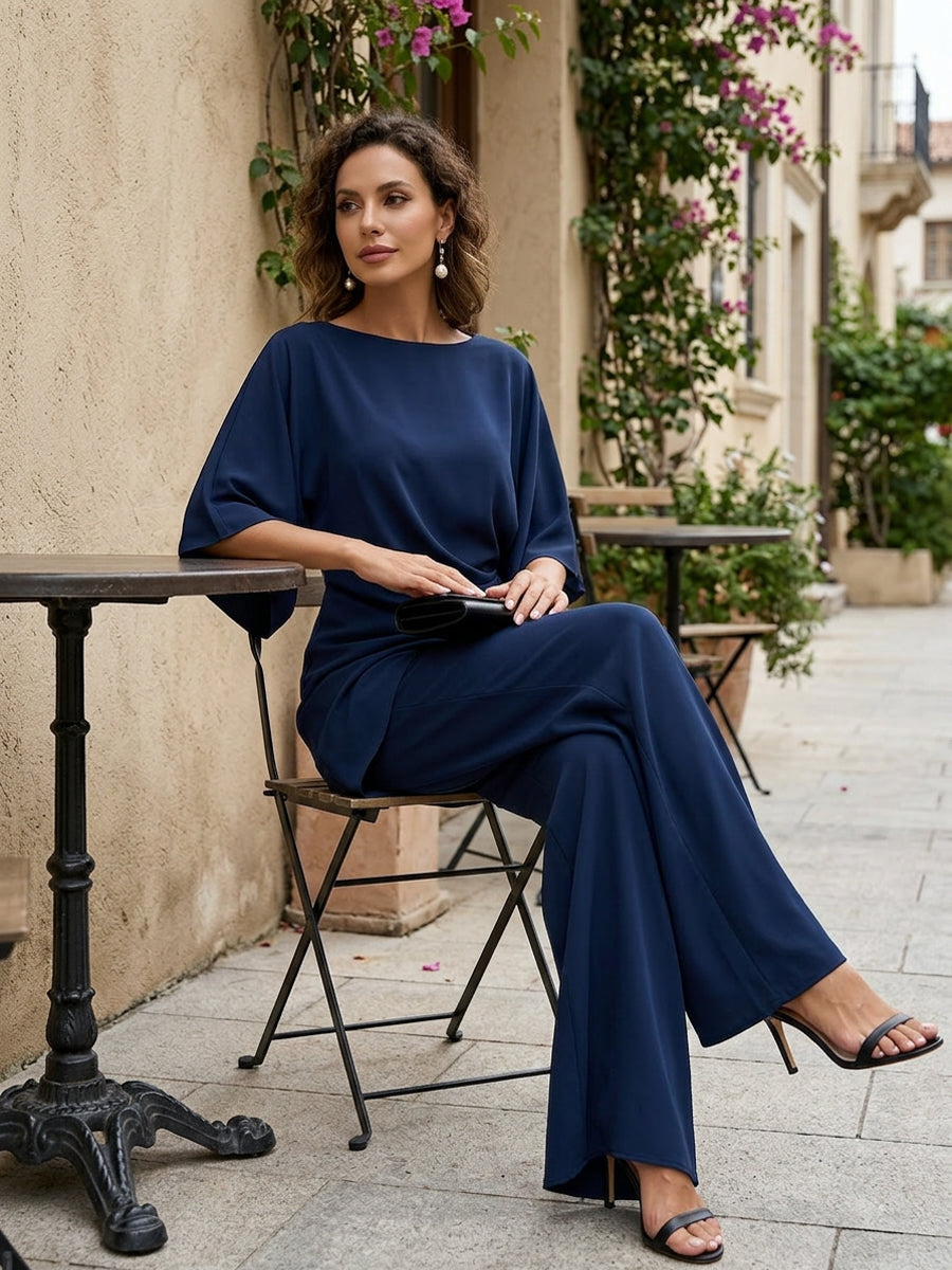 GABRIELLA | CONJUNTO ELEGANTE DE BLUSA Y PANTALÓN