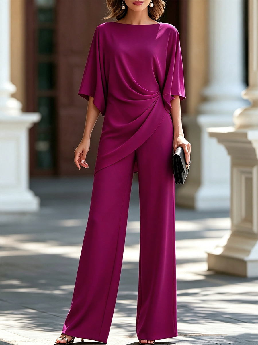 GABRIELLA | CONJUNTO ELEGANTE DE BLUSA Y PANTALÓN