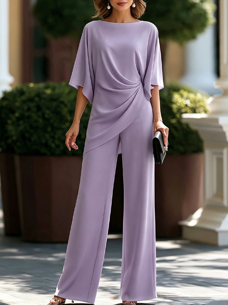 GABRIELLA | CONJUNTO ELEGANTE DE BLUSA Y PANTALÓN