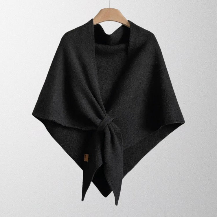 OLIVIA | PONCHO ENVOLVENTE DE PUNTO