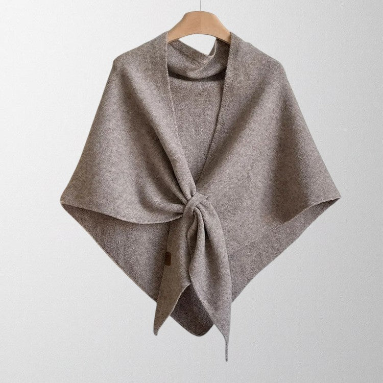 OLIVIA | PONCHO ENVOLVENTE DE PUNTO
