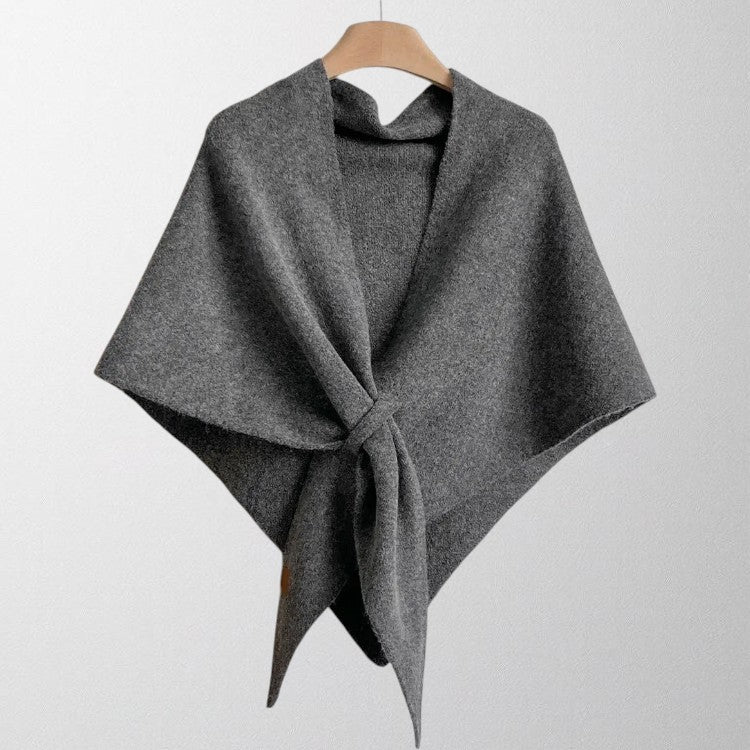 OLIVIA | PONCHO ENVOLVENTE DE PUNTO