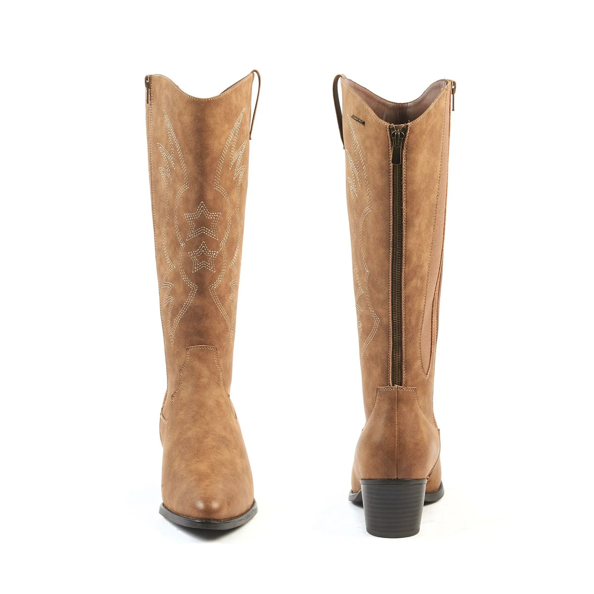 IRINA | BOTAS ALTAS DE ANTE CON TACÓN