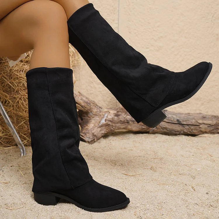 NOEMÍ | BOTAS ALTAS DE ANTE MUJER