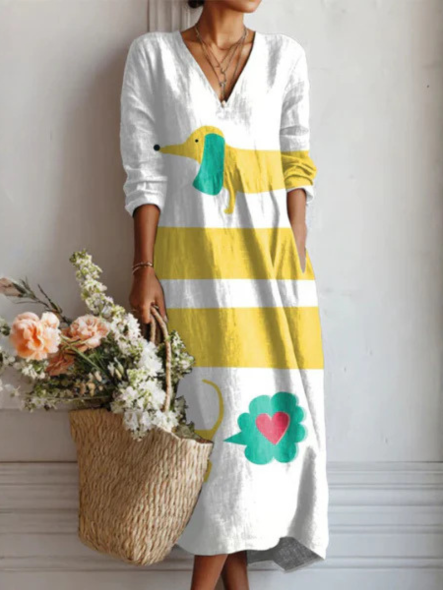 SANNE | VESTIDO LARGO BOHEMIO