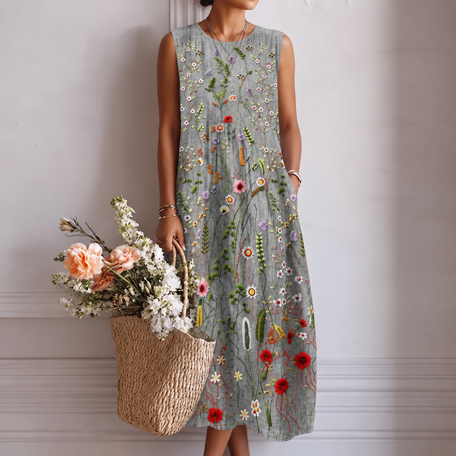 MARTA | VESTIDO MIDI DE DIARIO