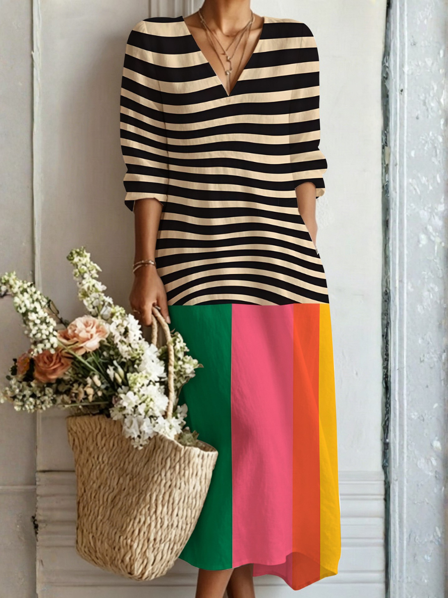 STERRE | VESTIDO LARGO BOHEMIO
