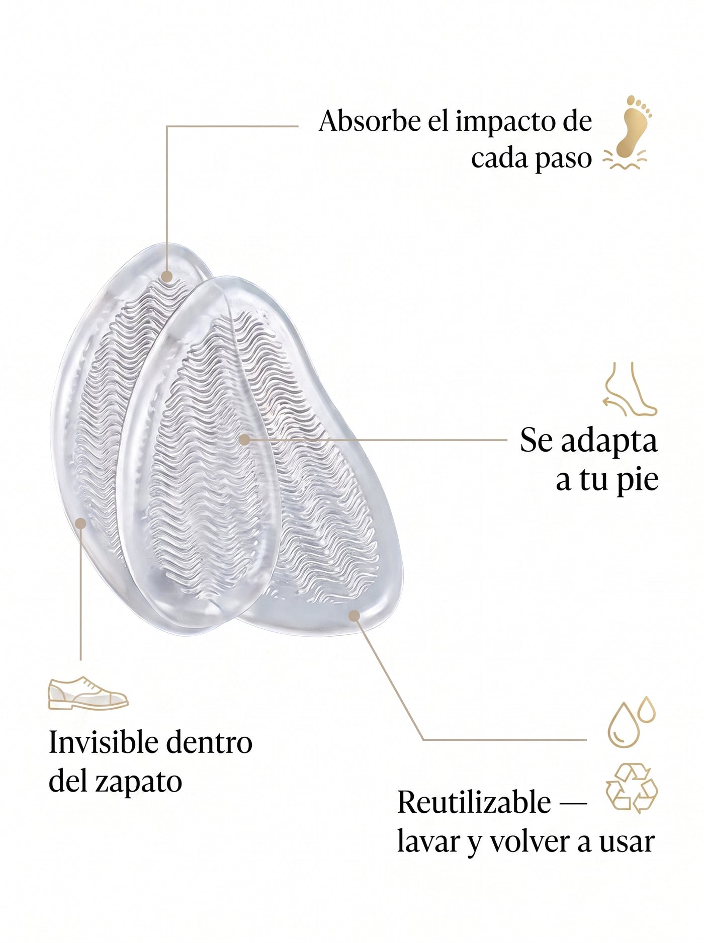 Plantilla de Confort |                                 Camina como si fueras descalza