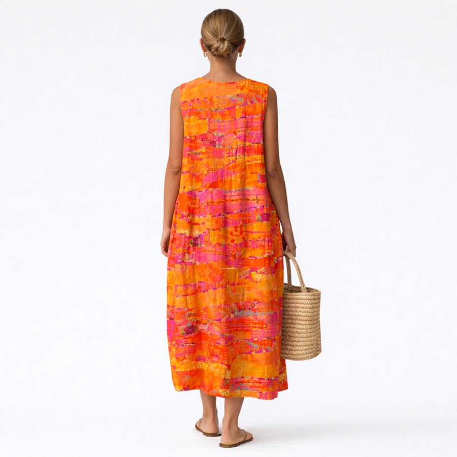 LAURA | VESTIDO MIDI DE DIARIO
