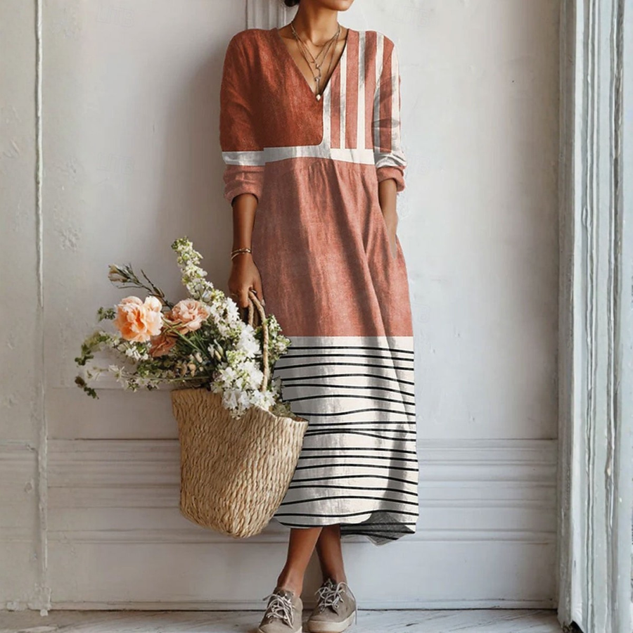 ZOE | VESTIDO CÓMODO CON ESTAMPADO FLORAL