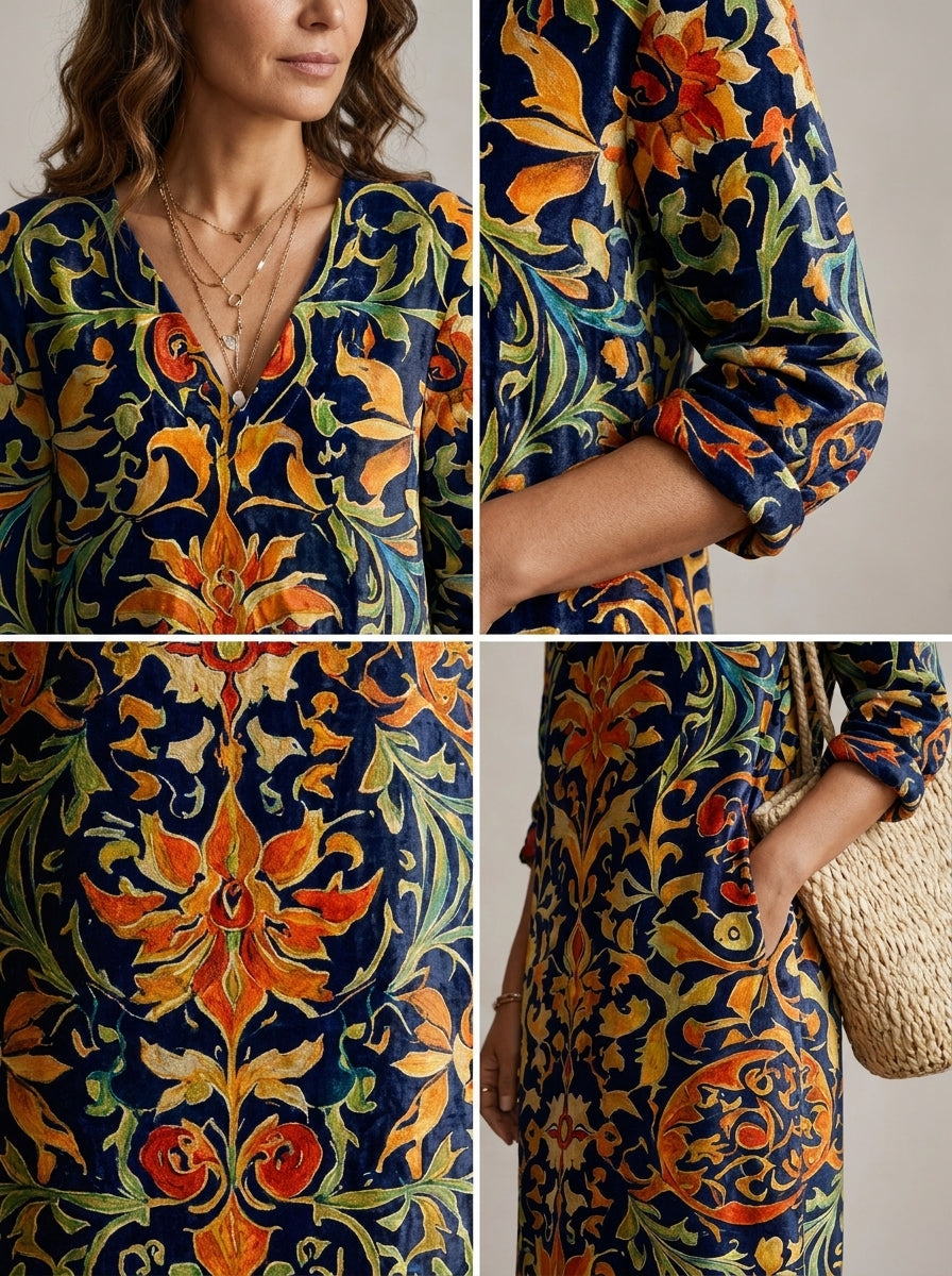 IRIS | VESTIDO LARGO BOHEMIO