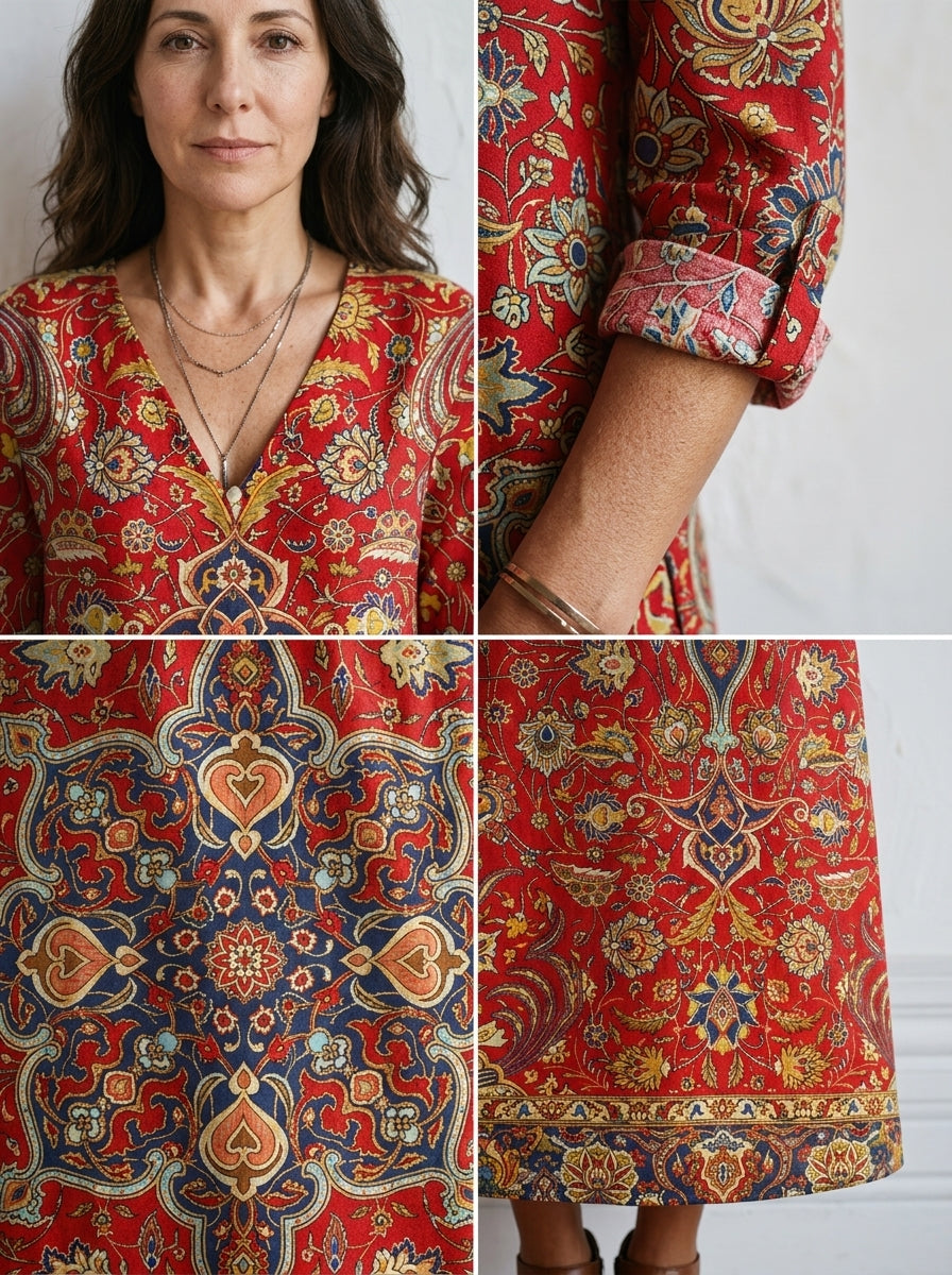 LOES | VESTIDO LARGO BOHEMIO