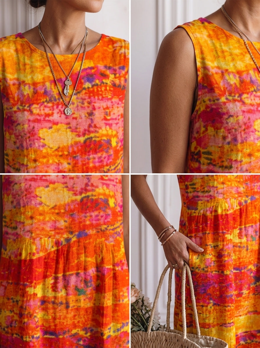 LAURA | VESTIDO MIDI DE DIARIO