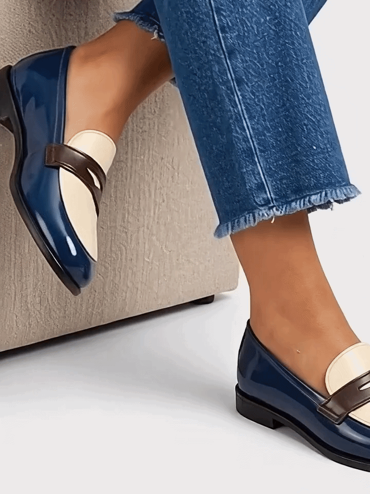 FRANCESCA | MOCASINES DE MUJER BICOLOR