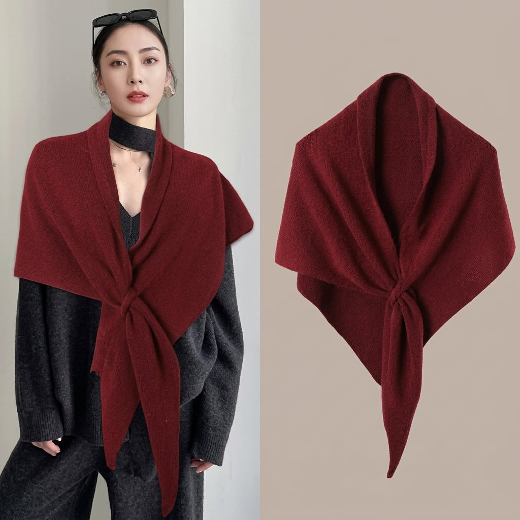 OLIVIA | PONCHO ENVOLVENTE DE PUNTO