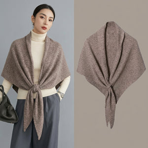 OLIVIA | PONCHO ENVOLVENTE DE PUNTO