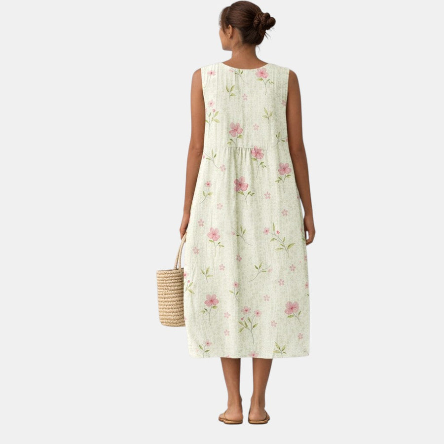 ELISA | VESTIDO MIDI DE DIARIO