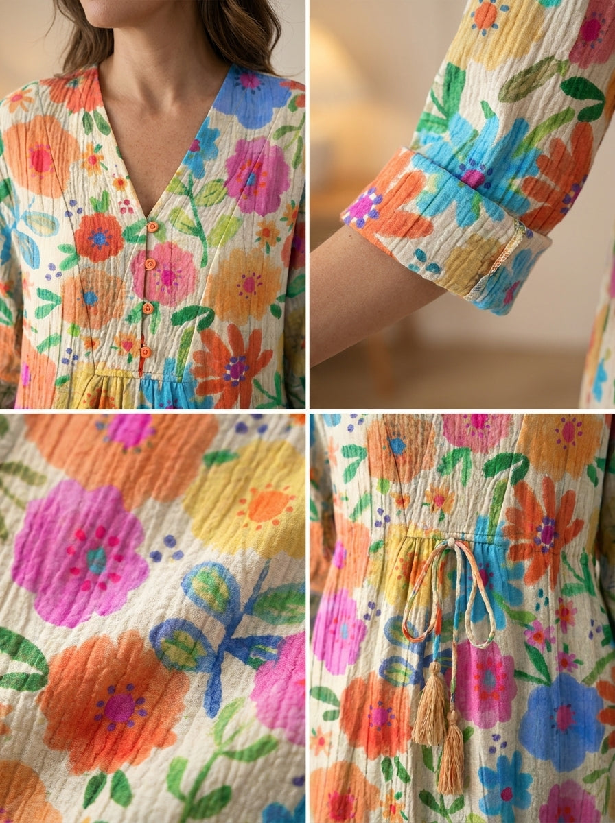 TESS | VESTIDO LARGO BOHEMIO