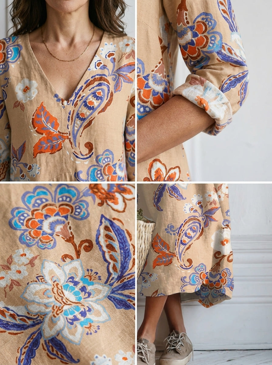 AMBER | VESTIDO LARGO BOHEMIO