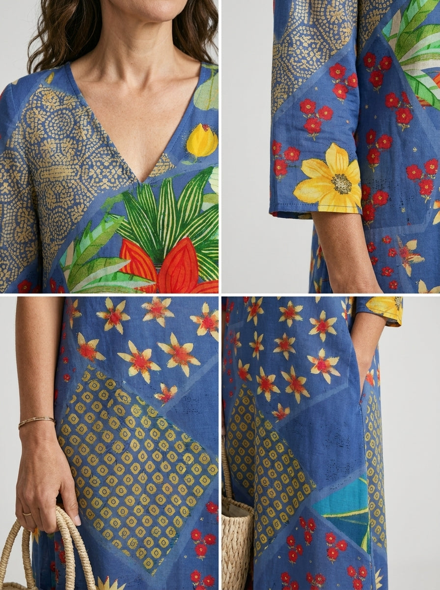 JULIA | VESTIDO LARGO BOHEMIO