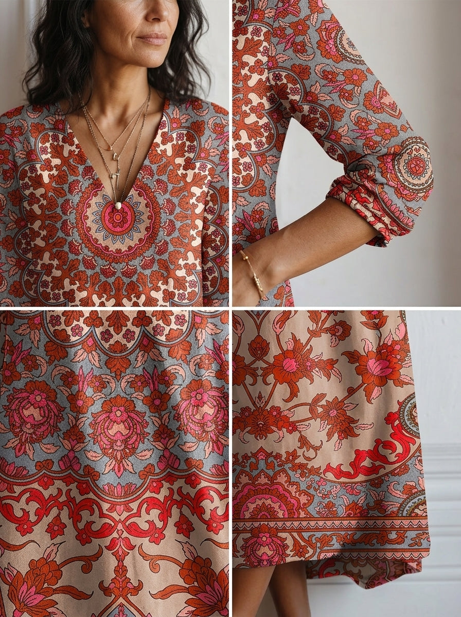 ISA | VESTIDO LARGO BOHEMIO