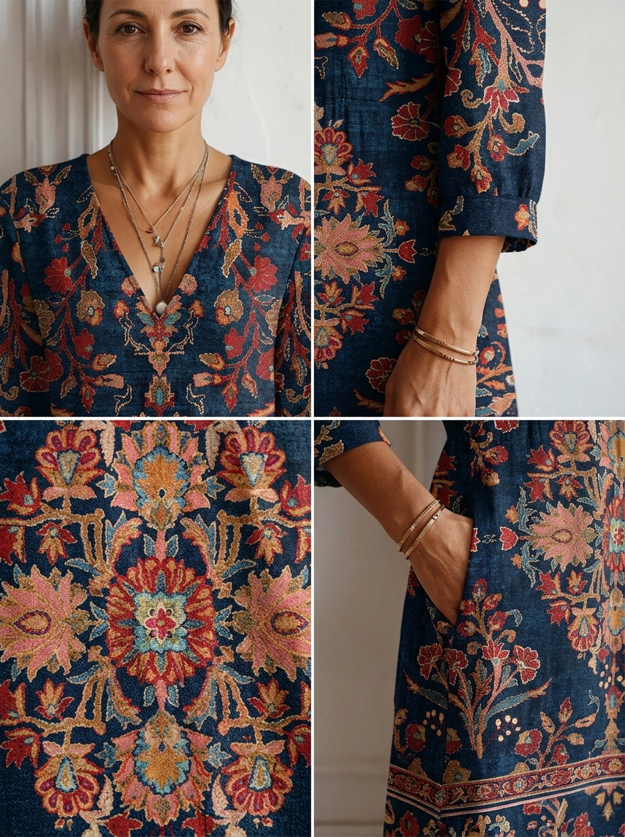 LIEKE | VESTIDO LARGO BOHEMIO