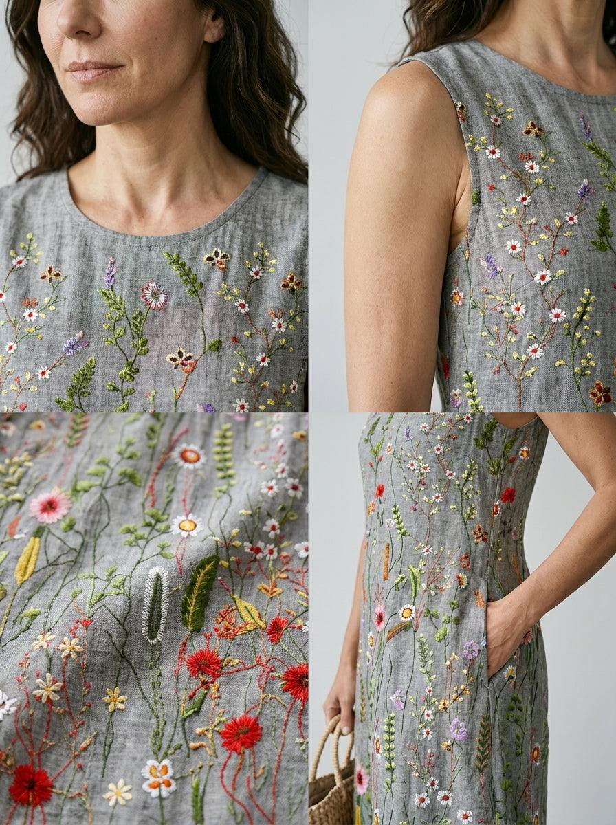 MARTA | VESTIDO MIDI DE DIARIO