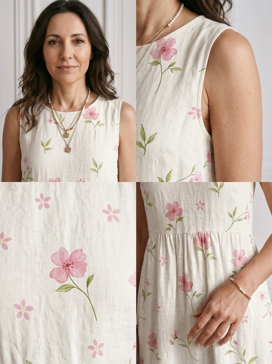 ELISA | VESTIDO MIDI DE DIARIO