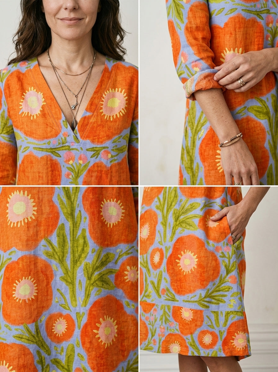 ALBA | VESTIDO ENCANTADOR CON ESTAMPADO FLORAL