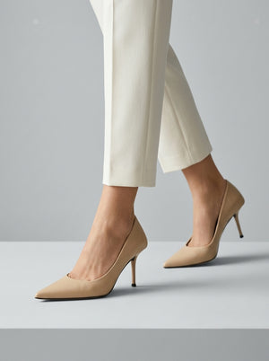 Eiyken, zapatos sexis verdes finos de tacón alto, zapatos de tacón con punta estrecha para mujer, sandalias elegantes de Stripper para graduación y boda para mujer