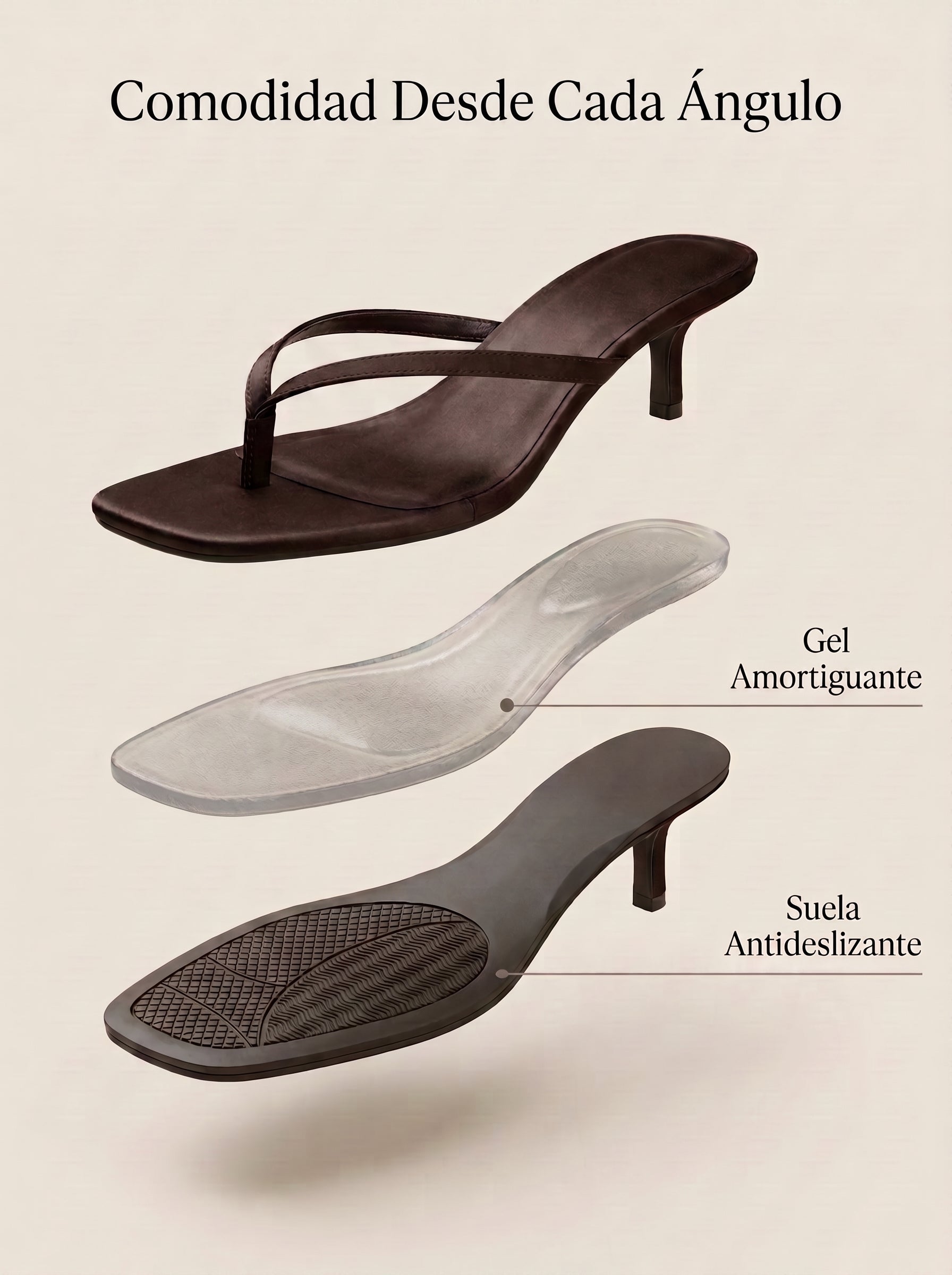 Noa Heel | Square-toe kitten heel