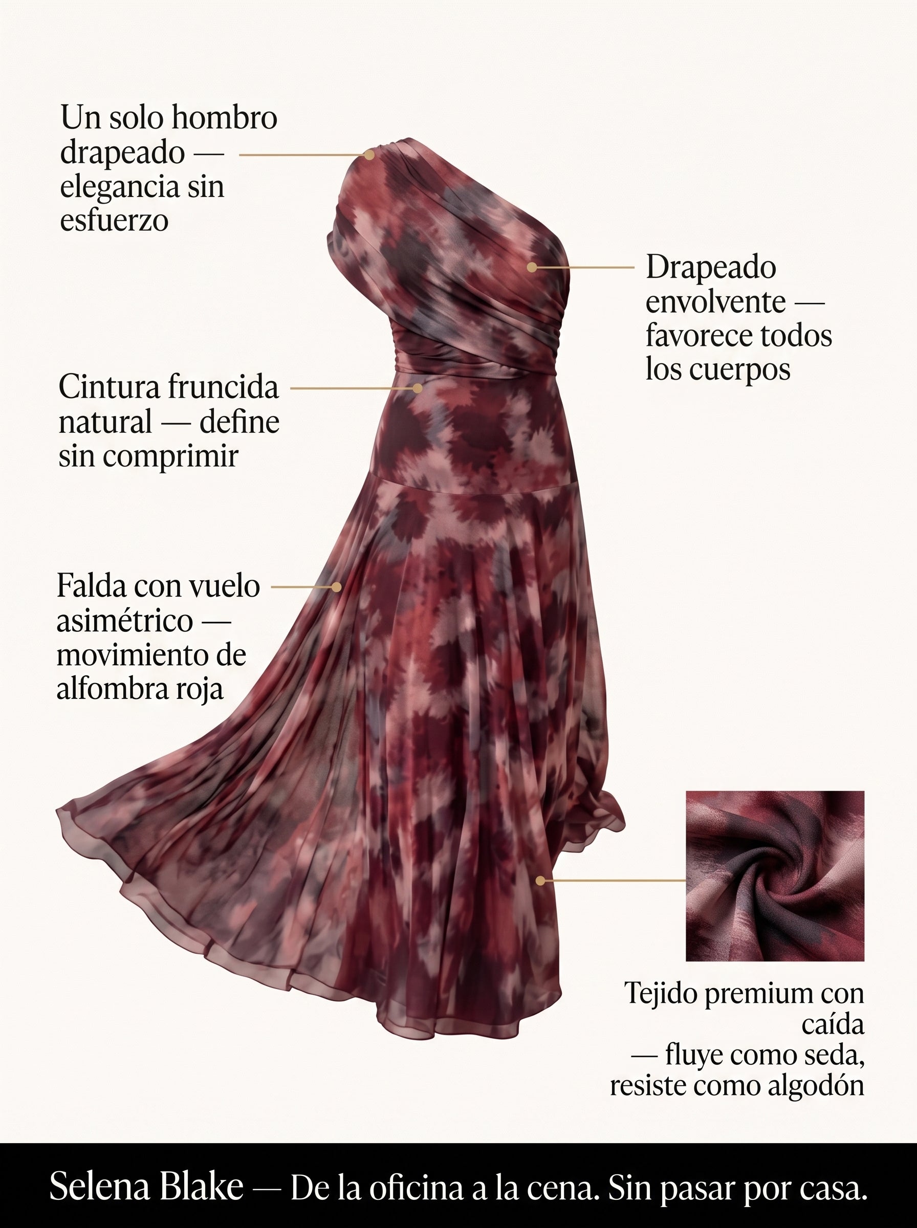Sevilla | Comfortable and elegant patterned dress