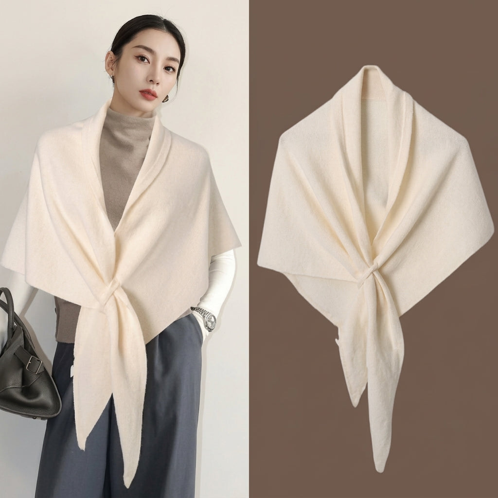 OLIVIA | PONCHO ENVOLVENTE DE PUNTO