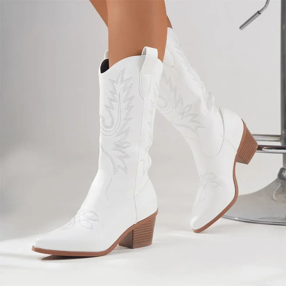 ISABELA | BOTAS COWBOY CON BORDADO