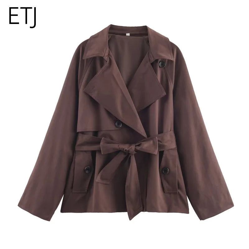 LORENA | CHAQUETA BLAZER ENTALLADA CON CINTURÓN