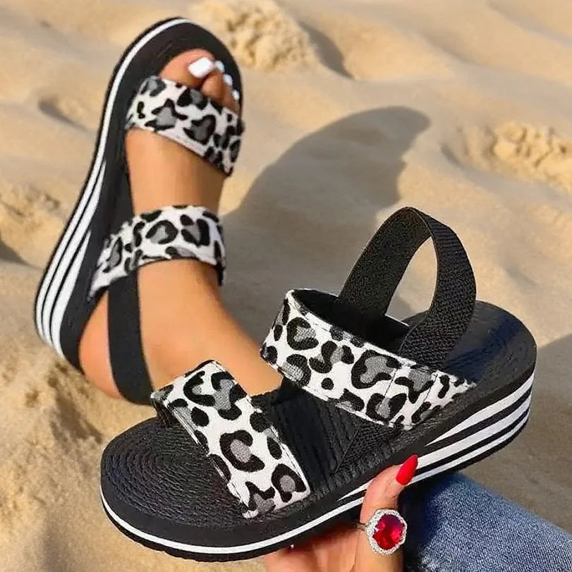 Sandalia Isla | Cuña slingback ligera de verano