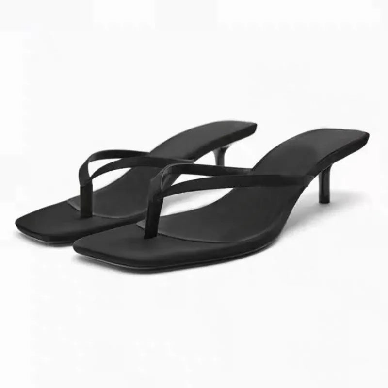 Sandalia Noa | Kitten heel con punta cuadrada