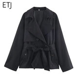 LORENA | CHAQUETA BLAZER ENTALLADA CON CINTURÓN