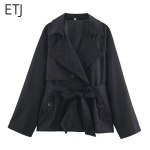 LORENA | CHAQUETA BLAZER ENTALLADA CON CINTURÓN