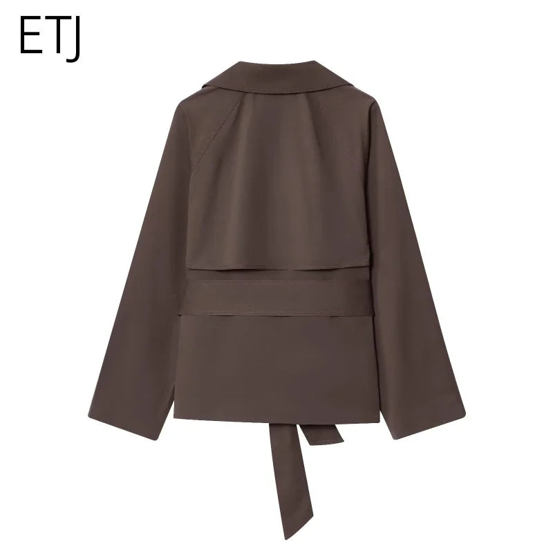 LORENA | CHAQUETA BLAZER ENTALLADA CON CINTURÓN