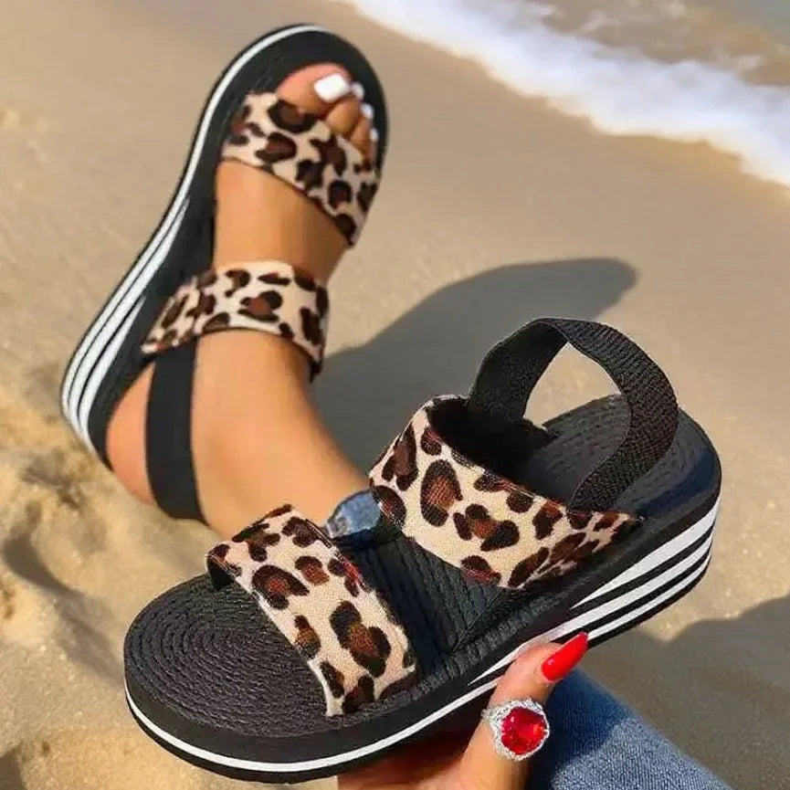Sandalia Isla | Cuña slingback ligera de verano