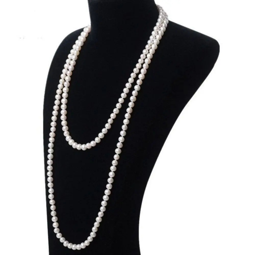 BEATRIZ | COLLAR LARGO DE PERLAS