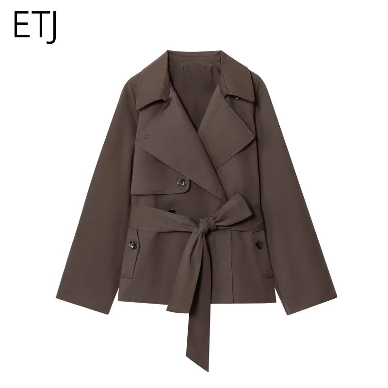 LORENA | CHAQUETA BLAZER ENTALLADA CON CINTURÓN