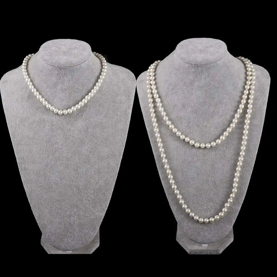 BEATRIZ | COLLAR LARGO DE PERLAS