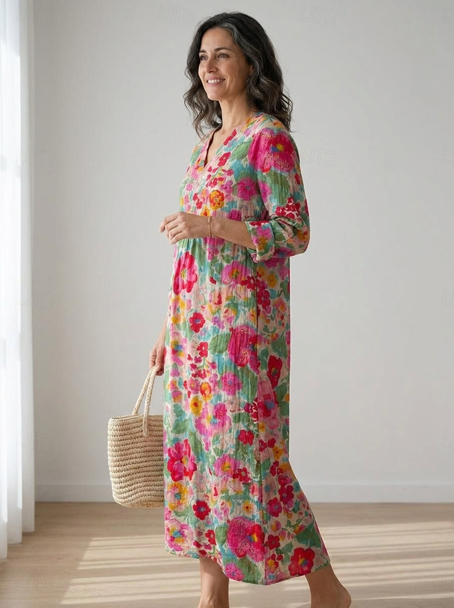 DERYA | VESTIDO LARGO BOHEMIO