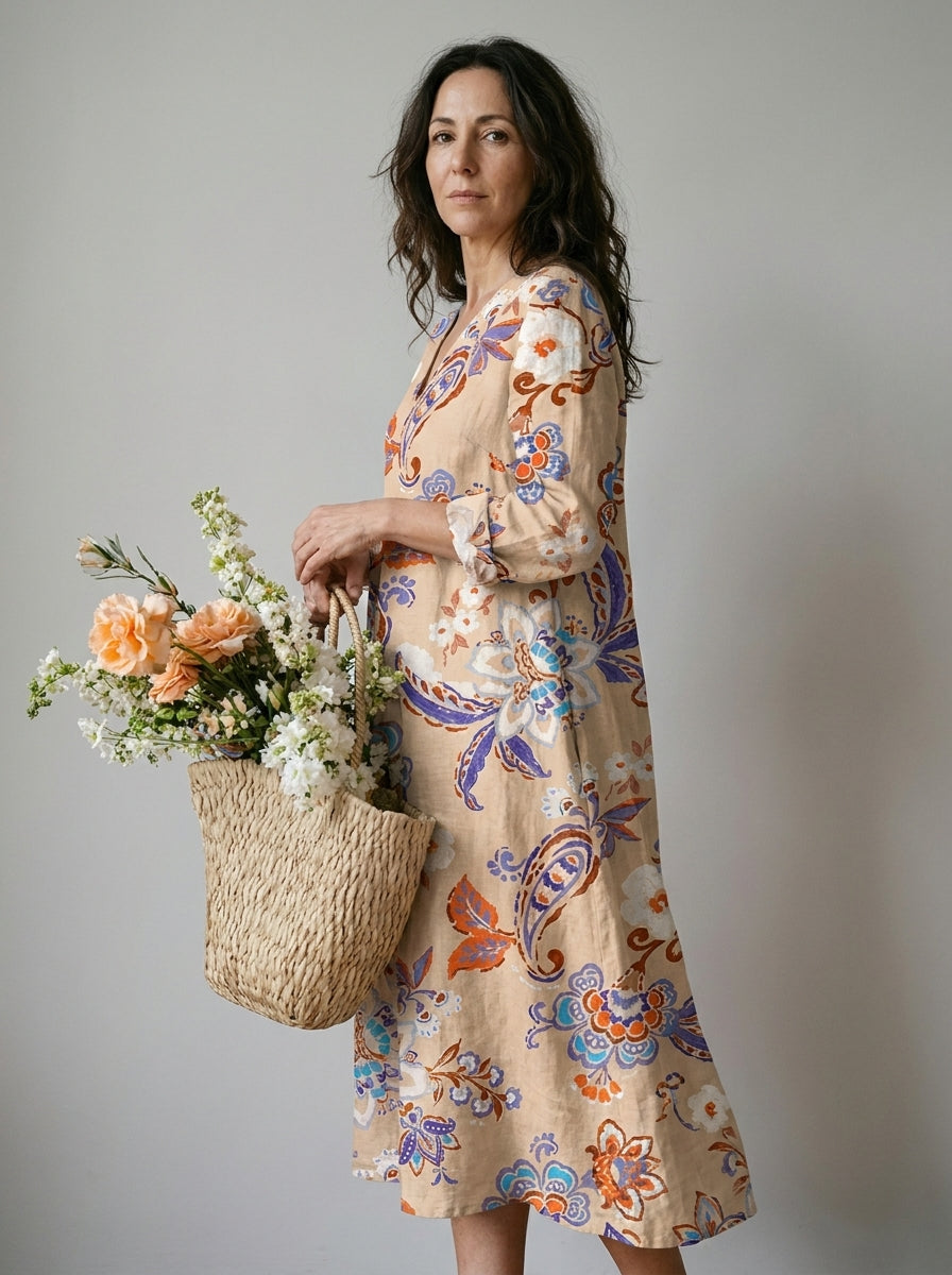 AMBER | VESTIDO LARGO BOHEMIO