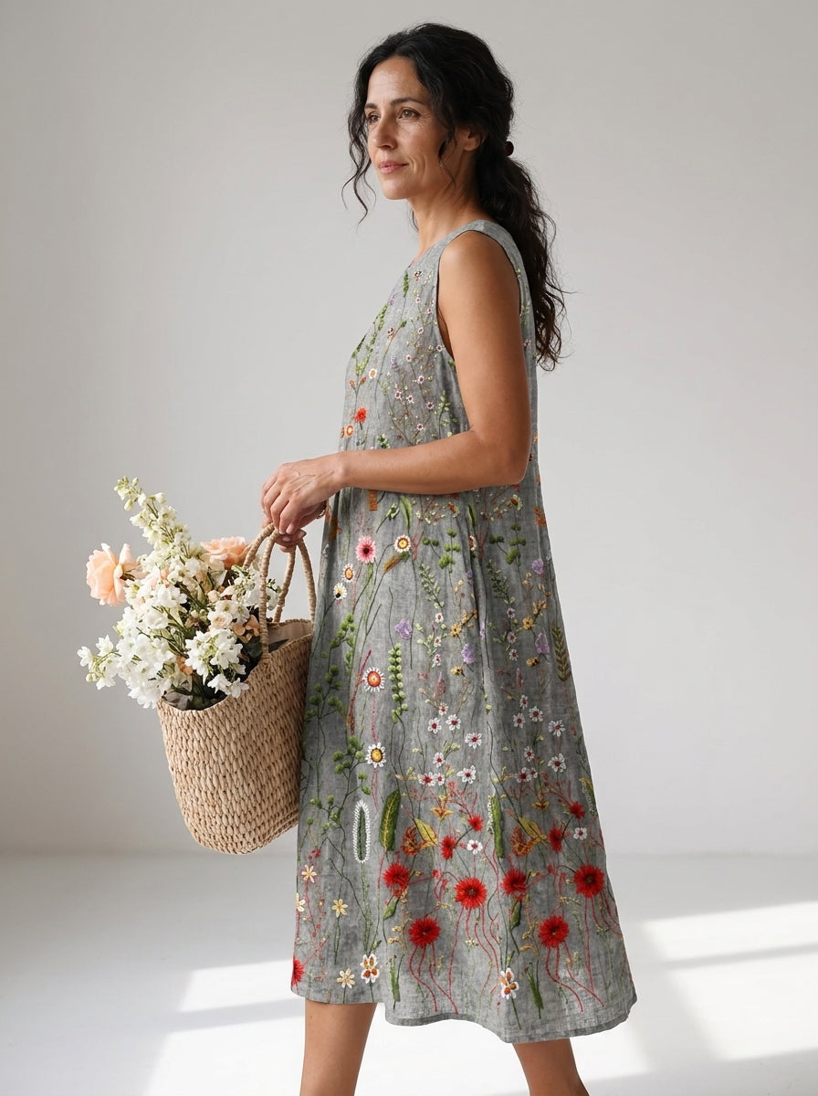 MARTA | VESTIDO MIDI DE DIARIO