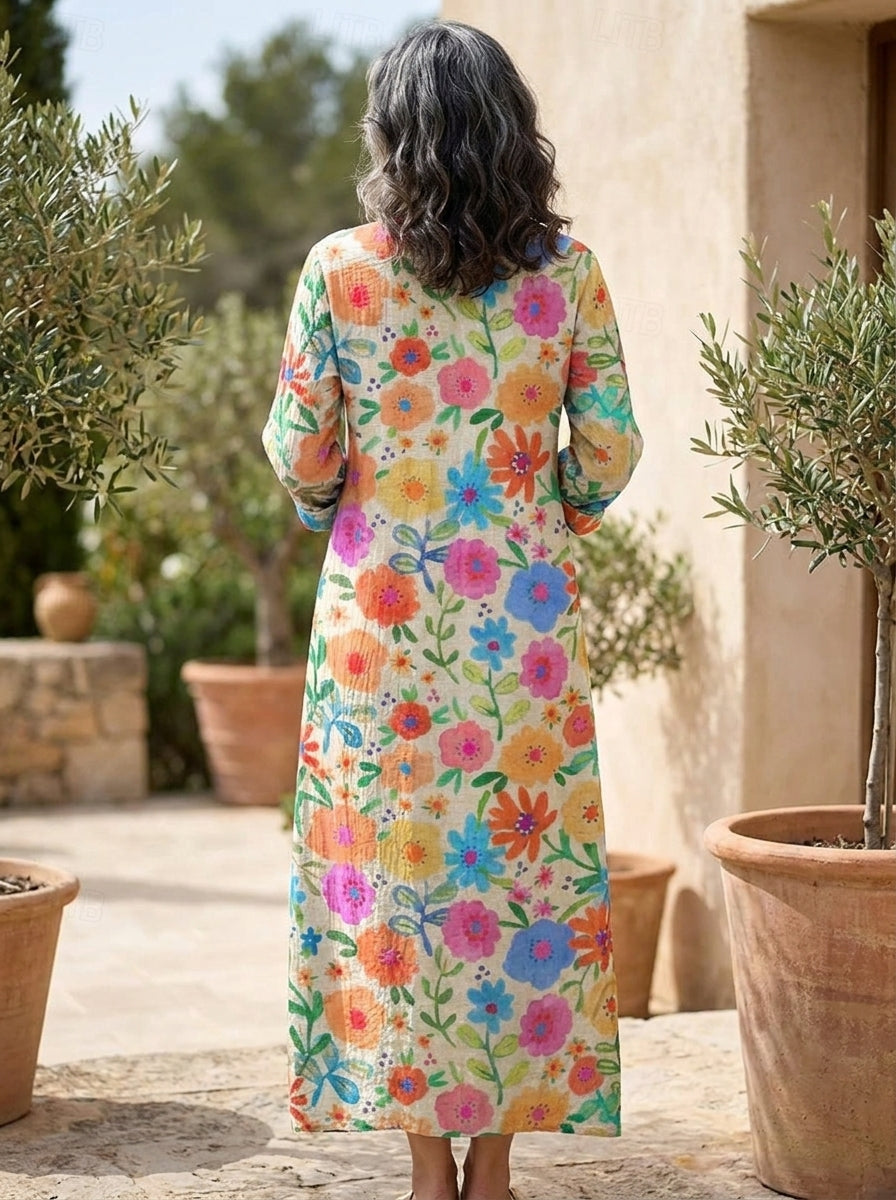 TESS | VESTIDO LARGO BOHEMIO