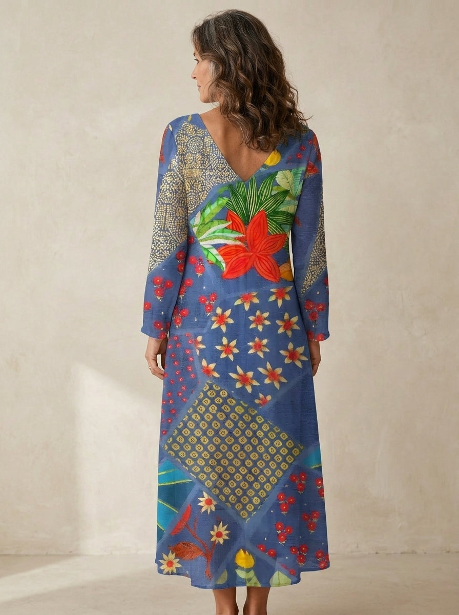 JULIA | VESTIDO LARGO BOHEMIO