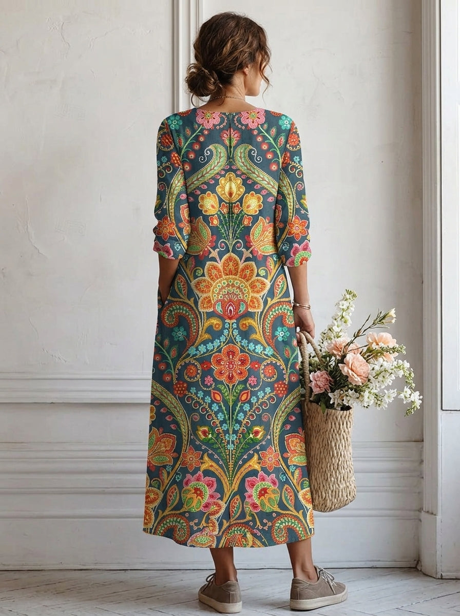 JILL | VESTIDO LARGO BOHEMIO